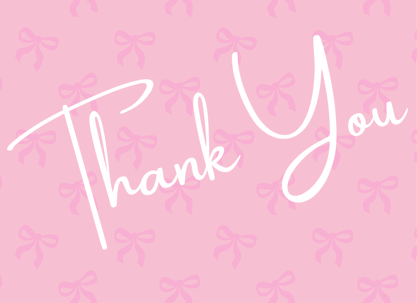 Custom Thank you card
